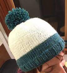 Ravelry Eflaser S Colorblock Pom Hat Pom Pom Hat Hats Fur Pom Pom
