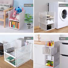 Contenitore a cassetto impilabile cassetti terry impilabili per armadi. Set Di 4 Contenitori Impilabili Per Armadio In Plastica Bianca Per Guardaroba Cassettiera Adatto Per Casa Camera Da Letto Cucina Amazon It Casa E Cucina