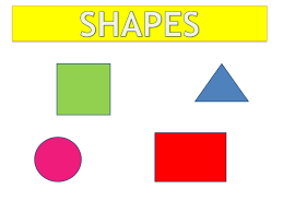 First, we will analyze the characteristics of each shape, and then demonstrate how to use these basic. Basic Shapes English For Kids