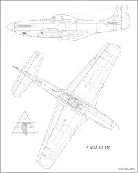 P 51d 10 With Images Blueprint Art Blueprints P51 Mustang