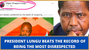 President lungu assures the public he is okay after briefly collapsing. Livestream President Edgar Lungu Becomes The Most Disrespected President In Zambian History Youtube