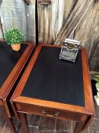Get the best deals on square coffee tables. Yes You Can Paint Leather Furniture Vintage Drop Side Tables