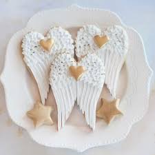 Angel Wing Cookies Angel Wing Cookies Angel Cookies Cookie Decorating