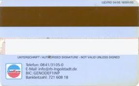 Volksbank raiffeisenbank in schechen ihre bank in schechen. Bank Card Raiffeisenbank Ingostadt Pfaffenhofen Eichstatt Vr Bankcard Raiffeisenbank Ingostadt Pfaffenhofen Eichstatt Eg Germany Federal Republic Col De Ms 0226