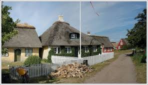 Sonderho Town Fano Denmark This Image Is Obviously Taken Many Years Later Than The B W But My Grandmother S House Is The Red One Urlaubsorte Danemark Reisen