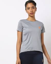 Shop the latest styles of t shirts for women at american eagle. Buy Grey Tshirts For Women By Yuuki Online Ajio Com