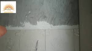 تركيب البورسلان الجدارني على الاسمنت بورد Youtube