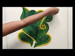 Ganesh Chaturthi Special Rangoli Design Ganesh Chaturthi Kolam Vinayaka Muggulu Youtu Colorful Rangoli Designs Small Rangoli Design Rangoli Designs Images