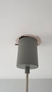 Replacing a ceiling mounted fixture is fairly simple, and can be done with screwdrivers (flat and/or phillips). How Can I Patch This Ceiling Hole My New Light Fixture Does Not Fully Cover Home Improvement Stack Exchange