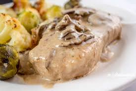 You Re Going To Love This Gluten Free Pork Chop Gravy On Top Of Your Tender Meat This Pan Fried Pork Chops Recipe Ha With Images Mushroom Pork Chops Pork Fried Pork