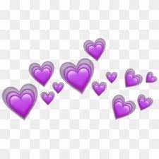 Heart Hearts Tumblr Emoji Sticker Emojis Crown Purple Heart Crown Iphone Emoji Png Transparent Png Blue Heart Emoji Pink Heart Emoji Emoji Flower