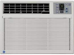 Ft, easy install kit included, energy star certified, 8000 115v, white: Ge Asm08ll 8 000 Btu Room Air Conditioner With 3 Cool 3 Fan Speeds Electronic Thermostat With Remote Control And 240 Cfm Air Circulation