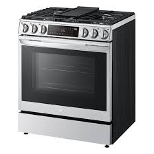 Check spelling or type a new query. Lg 6 3 Cu Ft Freestanding Gas Range With Air Fry Probake Convection And Smart Wifi Printproof Stainless Steel Lsgl6335f Best Buy