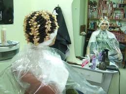 This may sometimes be largely due to referrals from other customers, or the status of the hairdressers. Punishment In The Salon Curly Perm Vintage Hair Salons Hair Curlers