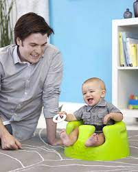 Bumbo Bumbo Baby Floor Seat With Tray Green From 3 Months Old Unisex Bambini