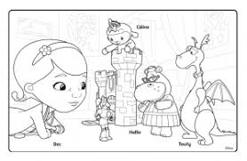 Dotties friends include stuffy the dragon (a.k.a. Doc Mcstuffins Free Printable Coloring Pages For Kids