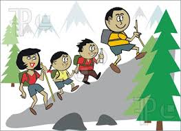 mountain hiking clipart - Clip Art Library