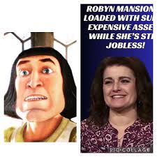 Comparison of Robyn's appearance to Lord Farquadd