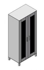 Ikea white aneboda wardrobe 180cm tall with rail & shelf. Ikea Aneboda Wardrobe 3d Models Stlfinder