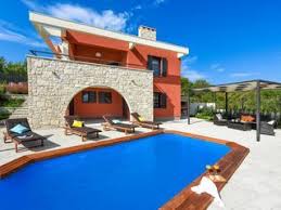 New Villa Iris Nur 150m Vom Strand Entfernt Privater Pool Grill Wi Fi Ferienhaus Ferienwohnung Ferien