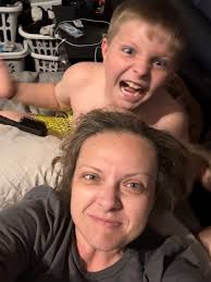 Husband's first attempt at braiding his daughter's hair