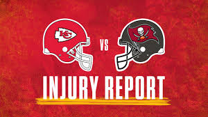 Get hyped for the tampa bay buccaneers versus kansas city chiefs super bowl 55 matchup this sunday#superbowl #chiefs #bucs #nflsong: Week 12 Injury Report Chiefs Vs Buccaneers