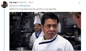 Gordon ramsay is getting roasted after an old clip from the f word resurfaced, in which the chef was told he couldn't properly cook pad thai. Gordon Ramsay S Pad Thai Gets Roasted By Thai Chef In Viral Clip Daily Mail Online