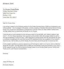 Summer Job Cover Letter Example Writing Tips