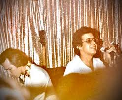 Con Héctor Lavoe en el Club Corso, New York.