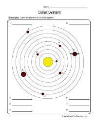 The sun is also made up of gases. Solar System Diagram Worksheet Have Fun Teaching