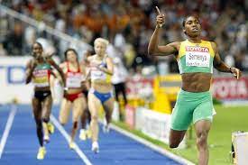 In the picture, the south african runner is between ukraine's petyuk and kenya's jepkosgei it was such an impressive. Letztes Rennen Von Semenya Vor Einfuhrung Der Testosteron Regel