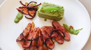 Magret De Canard Aux Oranges Puree De Pistou De Roquette Magret De Canard Pistou Recettes Pour Le Diner