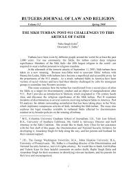 When three or more a's appear in the name, this can tip the scales toward selfishness. The Sikh Turban Post 911 Challenges To This Article Of Faith