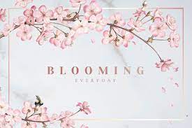 Download Premium Vector Of Blooming Floral Frame Design Vector 894249 Frame Design Flower Frame Flower Illustration