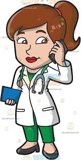 Black And White Coat Clipart A Female Doctor On Call Female Doctor Doctor On Call Doctor