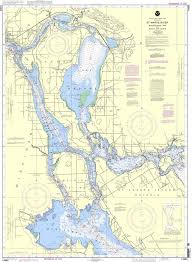 Noaa Nautical Chart 14883 St Marys River Munuscong Lake