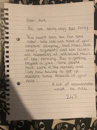 Maybe you would like to learn more about one of these? Claire On Twitter Sophie Just Put This Note Through The Upstairs Neighbours Door N I M Honestly Ready For A Scrap To Commence Lmao