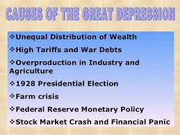 Causes Of Great Depression