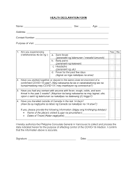 Https Www Vancouverpcg Org Wp Content Uploads 2020 05 Health Declaration Form Pdf
