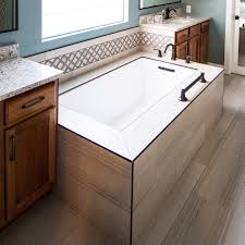 The wide variety of materials and styles includes wood, metal, and many deck or porch railing ideas create a sense of separation from the rest of the home, either in orientation or materials. Tile Wainscoting Cap And Molding Ideas To Complete Your Bathroom Trubuild Construction