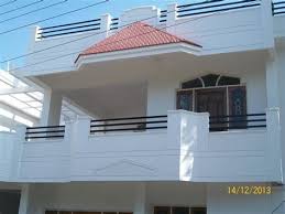 Balcony railing design for house front. Amazing Railing Designs At Roof Of Bricks In 2021 Balcony Grill Design Balcony Railing Design Balcony Design