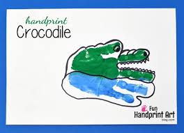 All these lizards have long snouts, sharp teeth and keen hunting skills. Handprint Crocodile Or Alligator Craft For Kids