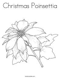 Use this pattern to cross stitch some bags for christmas. Christmas Poinsettia Coloring Page Twisty Noodle