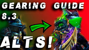 The zone will also unlock additional world quests, which mean additional chances to get gear. Fastest Way To Gear In Patch 8 3 Gearing Guide For Returning Players Alts World Of Warcraft Youtube