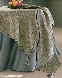 احدث موديلات المفارش الخاصة بطاولات غرف الجلوس موقع المحيط