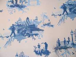 It works especially well with antique french for a contemporary armchair, such as the one pictured here, choose a contemporary toile, like. Contemporary Toile Westside L A Taco Wallpaper Project War Artwork Toile Wallpaper
