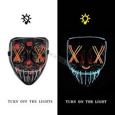 Halloween Mask Led Maske Light Up Party Masks Neon Maska Cosplay Mascara Horror Mascarillas Glow In Dark Masque V For Vend Mask Party Masks Masquerade Led Mask Mishon 38.204 views4 months ago. pinterest