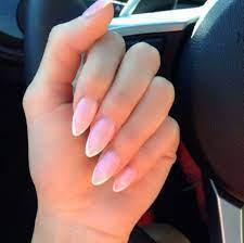 Pin By Georgia On Nail Ideas Almond Nails French Rounded Acrylic Nails French Tip Nails 600 pcs/pack ballerina false nail tips coffin shape design full nail art tips natural white color manicure practice display tool. almond nails french