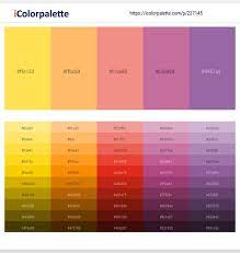 Mustard Koromiko Apricot Hopbush Trendy Pink Color Scheme Icolorpalette Color Palette Yellow Color Pallets Hex Color Codes