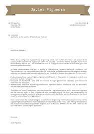 You will have to draft an engineer cover letter as part of your application. Geotechnical Engineer Cover Letter Sample Kickresume